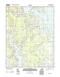 Mathews Virginia Historical topographic map, 1:24000 scale, 7.5 X 7.5 Minute, Year 2013