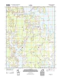 Mathews Virginia Historical topographic map, 1:24000 scale, 7.5 X 7.5 Minute, Year 2013
