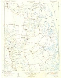 Mathews Virginia Historical topographic map, 1:24000 scale, 7.5 X 7.5 Minute, Year 1948