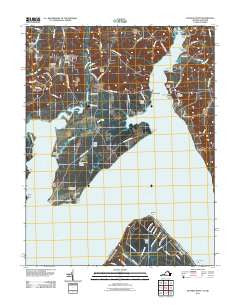 Mathias Point Virginia Historical topographic map, 1:24000 scale, 7.5 X 7.5 Minute, Year 2011