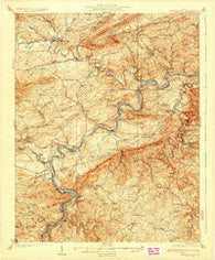Max Meadows Virginia Historical topographic map, 1:62500 scale, 15 X 15 Minute, Year 1930