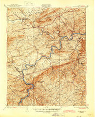 Max Meadows Virginia Historical topographic map, 1:62500 scale, 15 X 15 Minute, Year 1930