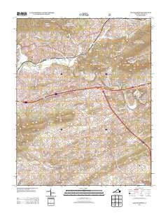 Max Meadows Virginia Historical topographic map, 1:24000 scale, 7.5 X 7.5 Minute, Year 2013