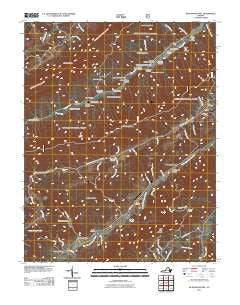 McDonalds Mill Virginia Historical topographic map, 1:24000 scale, 7.5 X 7.5 Minute, Year 2011