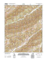 McDonalds Mill Virginia Historical topographic map, 1:24000 scale, 7.5 X 7.5 Minute, Year 2013