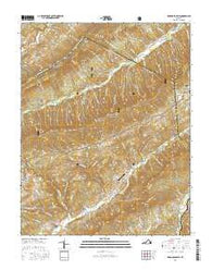 McDonalds Mill Virginia Current topographic map, 1:24000 scale, 7.5 X 7.5 Minute, Year 2016