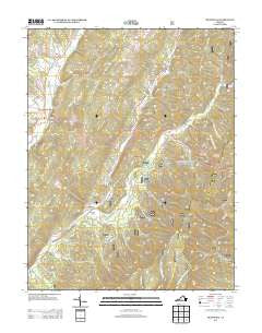 McDowell Virginia Historical topographic map, 1:24000 scale, 7.5 X 7.5 Minute, Year 2013