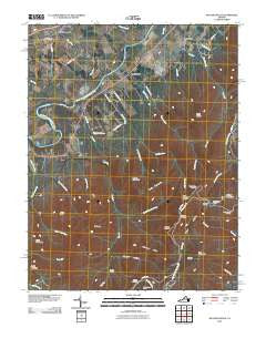 McGaheysville Virginia Historical topographic map, 1:24000 scale, 7.5 X 7.5 Minute, Year 2010
