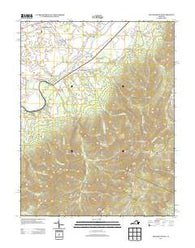 McGaheysville Virginia Historical topographic map, 1:24000 scale, 7.5 X 7.5 Minute, Year 2013