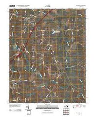 McKenney Virginia Historical topographic map, 1:24000 scale, 7.5 X 7.5 Minute, Year 2010
