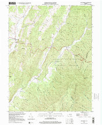 Mc Dowell Virginia Historical topographic map, 1:24000 scale, 7.5 X 7.5 Minute, Year 1999