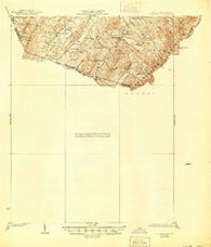 Mc Dowell Virginia Historical topographic map, 1:62500 scale, 15 X 15 Minute, Year 1924