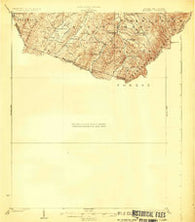 Mc Dowell Virginia Historical topographic map, 1:62500 scale, 15 X 15 Minute, Year 1924