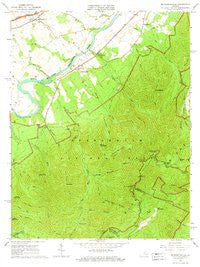 Mc Gaheysville Virginia Historical topographic map, 1:24000 scale, 7.5 X 7.5 Minute, Year 1965