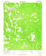Mc Kenney Virginia Historical topographic map, 1:24000 scale, 7.5 X 7.5 Minute, Year 1963