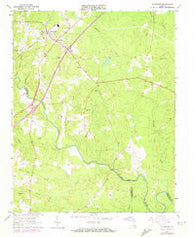 Mc Kenney Virginia Historical topographic map, 1:24000 scale, 7.5 X 7.5 Minute, Year 1963