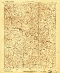 Mc Kenney Virginia Historical topographic map, 1:62500 scale, 15 X 15 Minute, Year 1921
