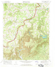 Meadows of Dan Virginia Historical topographic map, 1:24000 scale, 7.5 X 7.5 Minute, Year 1968