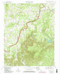 Meadows of Dan Virginia Historical topographic map, 1:24000 scale, 7.5 X 7.5 Minute, Year 1968
