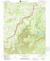Meadows of Dan Virginia Historical topographic map, 1:24000 scale, 7.5 X 7.5 Minute, Year 1968