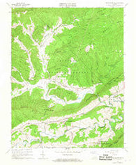 Mechanicsburg Virginia Historical topographic map, 1:24000 scale, 7.5 X 7.5 Minute, Year 1965