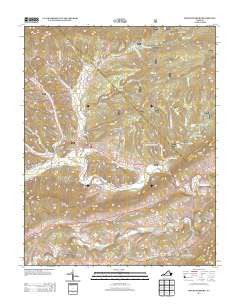Mechanicsburg Virginia Historical topographic map, 1:24000 scale, 7.5 X 7.5 Minute, Year 2013