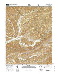 Mechanicsburg Virginia Current topographic map, 1:24000 scale, 7.5 X 7.5 Minute, Year 2016