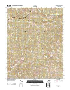Meherrin Virginia Historical topographic map, 1:24000 scale, 7.5 X 7.5 Minute, Year 2013