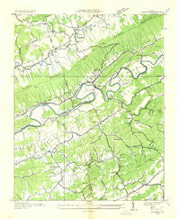 Mendota Virginia Historical topographic map, 1:24000 scale, 7.5 X 7.5 Minute, Year 1935