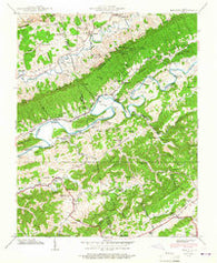 Mendota Virginia Historical topographic map, 1:24000 scale, 7.5 X 7.5 Minute, Year 1938