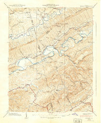 Mendota Virginia Historical topographic map, 1:24000 scale, 7.5 X 7.5 Minute, Year 1939