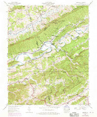 Mendota Virginia Historical topographic map, 1:24000 scale, 7.5 X 7.5 Minute, Year 1938
