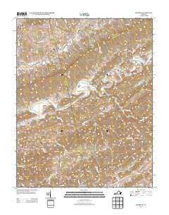 Mendota Virginia Historical topographic map, 1:24000 scale, 7.5 X 7.5 Minute, Year 2013
