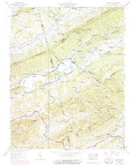 Mendota Virginia Historical topographic map, 1:24000 scale, 7.5 X 7.5 Minute, Year 1938