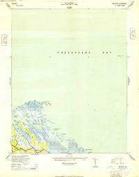 Messick Virginia Historical topographic map, 1:24000 scale, 7.5 X 7.5 Minute, Year 1944
