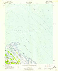 Messick Virginia Historical topographic map, 1:24000 scale, 7.5 X 7.5 Minute, Year 1955