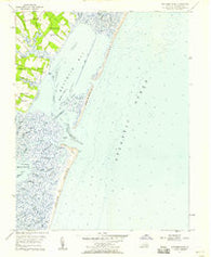 Metomkin Inlet Virginia Historical topographic map, 1:24000 scale, 7.5 X 7.5 Minute, Year 1957