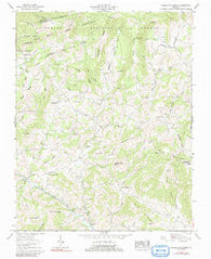 Middle Fox Creek Virginia Historical topographic map, 1:24000 scale, 7.5 X 7.5 Minute, Year 1959