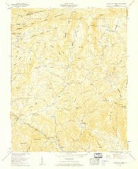 Middle Fox Creek Virginia Historical topographic map, 1:24000 scale, 7.5 X 7.5 Minute, Year 1959