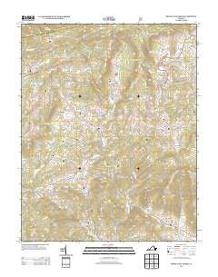 Middle Fox Creek Virginia Historical topographic map, 1:24000 scale, 7.5 X 7.5 Minute, Year 2013