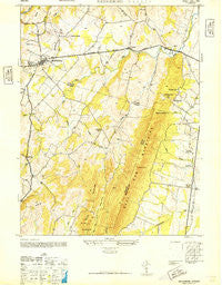 Middleburg Virginia Historical topographic map, 1:24000 scale, 7.5 X 7.5 Minute, Year 1946