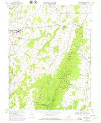 Middleburg Virginia Historical topographic map, 1:24000 scale, 7.5 X 7.5 Minute, Year 1968