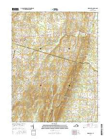 Middleburg Virginia Current topographic map, 1:24000 scale, 7.5 X 7.5 Minute, Year 2016
