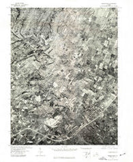 Middletown Virginia Historical topographic map, 1:24000 scale, 7.5 X 7.5 Minute, Year 1972