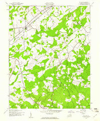 Midland Virginia Historical topographic map, 1:24000 scale, 7.5 X 7.5 Minute, Year 1943