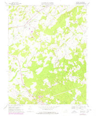 Midland Virginia Historical topographic map, 1:24000 scale, 7.5 X 7.5 Minute, Year 1967