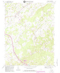 Midland Virginia Historical topographic map, 1:24000 scale, 7.5 X 7.5 Minute, Year 1967