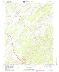Midland Virginia Historical topographic map, 1:24000 scale, 7.5 X 7.5 Minute, Year 1967