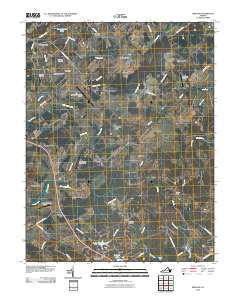 Midland Virginia Historical topographic map, 1:24000 scale, 7.5 X 7.5 Minute, Year 2010