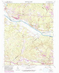 Midlothian Virginia Historical topographic map, 1:24000 scale, 7.5 X 7.5 Minute, Year 1964